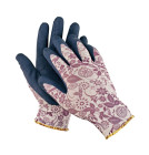 Rukavice povrstvené PINTAIL navy/fialová
