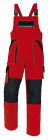 Kalhoty MAX laclové červená/černá