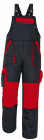 Kalhoty MAX lacl zimní černá/červená