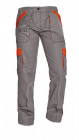 Kalhoty MAX LADY do pasu šedá/oranžová