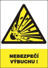 Tabulka 12308 NEBEZPEČÍ VÝBUCHU