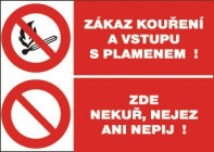 Tabulka 12672 ZÁKAZ VSTUPU S PLAMENEM