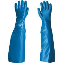 Rukavice povrstvené UNIVERSAL AS 65 cm modré